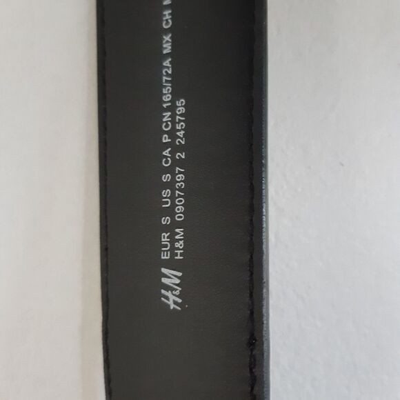 NWT H&M Waist Belt Chainlink Faux Suede  - Picture 3 of 6